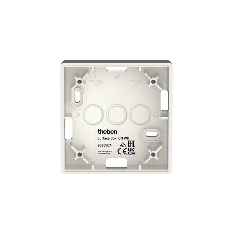 Theben - Aufputzgehäuse für Unterputzgerät Aufputzgehäuse weiß Surface Box iON WH iON,KNX, LUXORliving