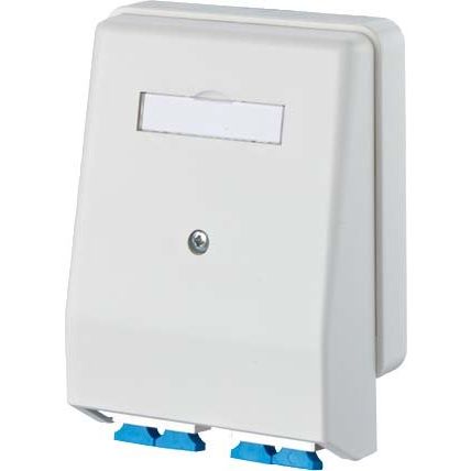 Metz Connect - Kommunikationsanschlussdose LWL Anschlußdose 1501125202-E OPDAT 4 AP SC-D RW