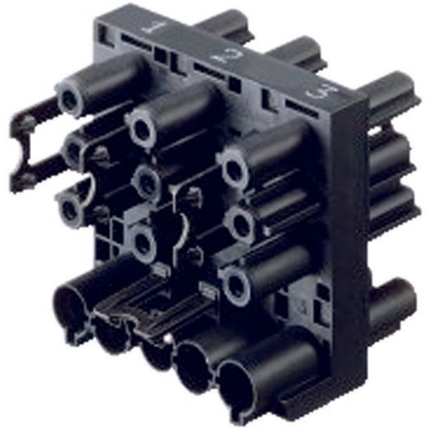 Bachmann - Kompaktverteiler für steckbare Gebäudeinstallation Wieland Verteilerblock 375.106 GST18 1E/1+6A