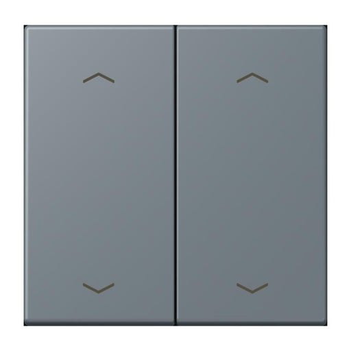 Jung - Abdeckung/Bedienelement für Installationsschalterprogramme Wippe mit Pfeilsymbolen LC 102 P 251 gris 59