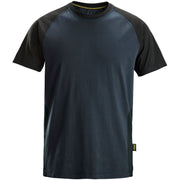 Snickers Workwear - T-Shirt 2-Farben T-Shirt 25509504005 M,navy-schw