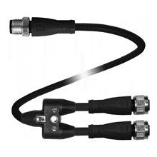 Pepperl+Fuchs Fabrik - Passiver Sensor-/Aktor-Verteiler (mit Leitung) Y-Verbindungskabel V1-G-BK0,5M#70148422