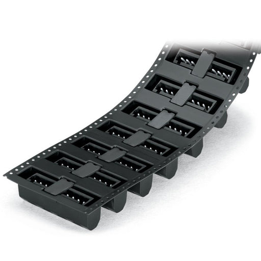 WAGO - Leiterplattensteckverbinder THR-Stiftleiste Lötstift 734-146/105-604/997- 1,0x1,0,gerade,sw − 200 Stück