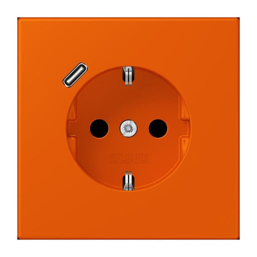 Jung - Steckdose SCHUKO Steckdose LC 1520-18C 260 orange vif (4320S)