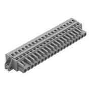 WAGO - Kabelsteckverbinder für Leiterplattensteckverbinder 1-Leiter-Federleiste 231-120/027-000 CAGECLAMP,2,5 mm²,gr − 10 Stück