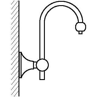 Siteco - Mechanisches Zubehör/Ersatzteile für Leuchten Wandarm 5NY15701XW08 1armig DB702S − 1 Stück by Siteco
