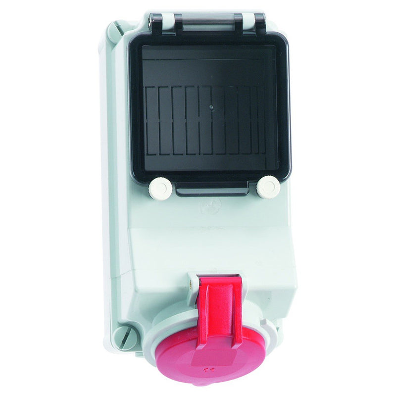 Bals Elektrotech - CEE-Steckdose abschaltbar, abgesichert (IEC 60309) Wandsteckdose abgesichert 1584 32A 4p 400V 6h IP44