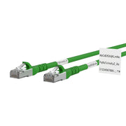 Metz Connect - Patchkabel Kupfer Patchkabel Cat.6A 1308452055WE AWG 26 2m gn − 10 Stück
