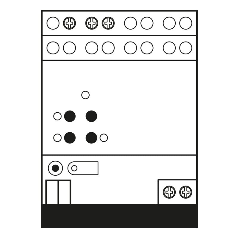 Jung - Bussystem-Dimmaktor KNX Universal-Dimmaktor 3901 REGHE /Drehzahlst. 1fach − 1 Stück