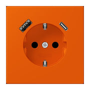 Jung - Steckdose SCHUKO Steckdose LC 1520-15 CA 260 orange vif (4320S)