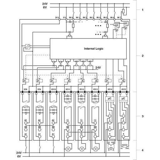 Phoenix Contact - Logikmodul Steuerung PLC-V8C/PT-24DC/BM2 − 1 Stück