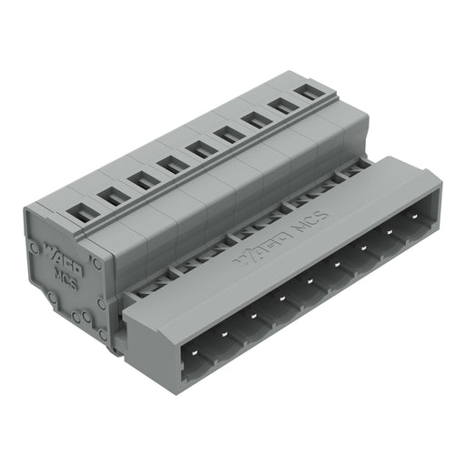 WAGO - Kabelsteckverbinder für Leiterplattensteckverbinder 1-Leiter-Stiftleiste 231-609/018-000 CAGECLAMP,2,5mm²,gr − 50 Stück