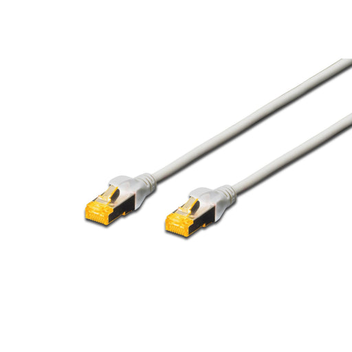 DIGITUS - Patchkabel Kupfer Patchkabel Cat6A ISO S/FTP DK-1644-A-100 10 m grau LSOH AWG26