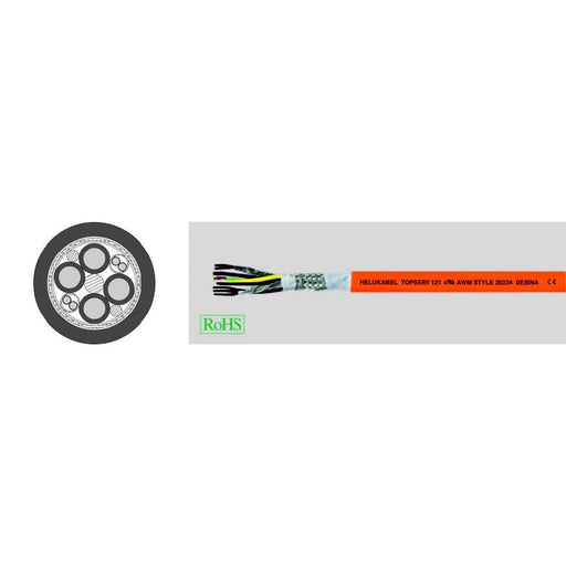 Klimaprime - Energiekabel < 1 kV, für ortsveränderlichen Einsatz HEL T 121 (4x6+2x(2x1)) Mo T 121 (4x6+2x(2x1)) tor,Servo,Geberltg