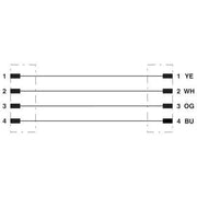 Phoenix Contact - Konfektioniertes Sensor-Aktor-Kabel Netzwerkkabel VS-M8MS-M8MS/93B-0,5 − 1 Stück