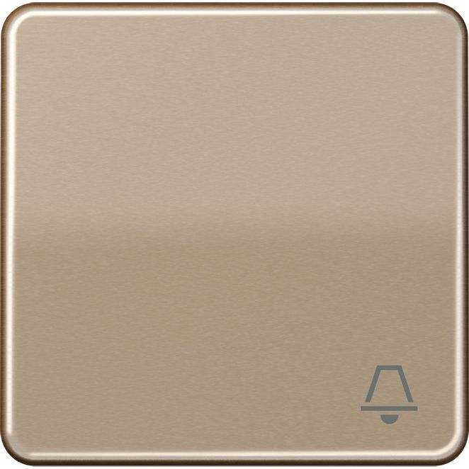 Jung - Abdeckung/Bedienelement für Installationsschalterprogramme Wippe Symbol KLINGEL gold CD 590 K GB für Taster