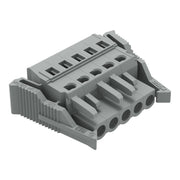 WAGO - Kabelsteckverbinder für Leiterplattensteckverbinder 1-Leiter-Federleiste 231-105/037-000 CAGECLAMP,2,5 mm²,gr − 50 Stück