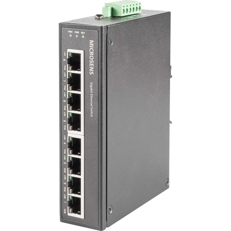 Microsens - Netzwerk Switch Industrie Gigabit Ethernet MS657208PX Switch 8x10/100/1000