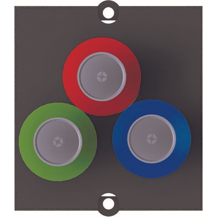 Bachmann - Einsatz/Abdeckung für Kommunikationstechnik Modulrahmen 917.090 BNC Buchse RGB