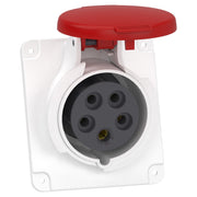 Schneider Electric - CEE-Anbausteckdose (IEC 60309) Industriesteckdose PKF16F435 gew., 16A, 3p+N+E