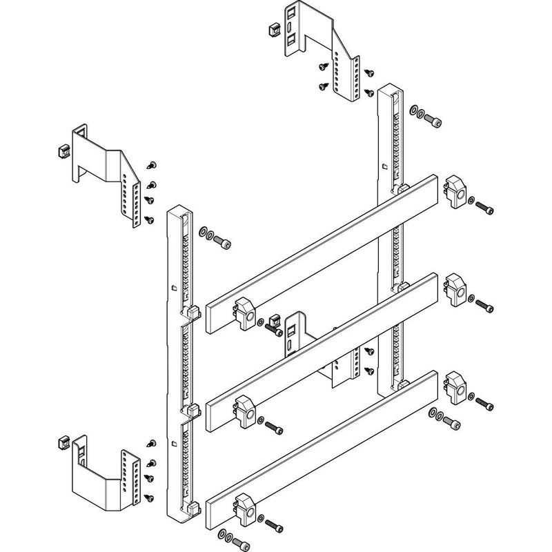 ABN - Verteilerfeld für Installationsverteiler Sammelschienen-Modul MFSC25983 flach 2FB/5RE