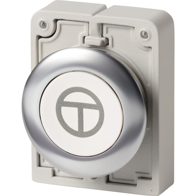 Eaton - Frontelement für Drucktaster Drucktaste RMQ-Titan M30I-FD-W-X11 flach tastend weiß