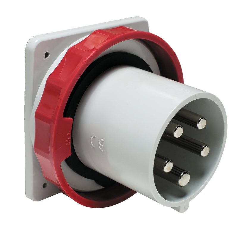 Schneider Electric - CEE-Gerätestecker (IEC 60309) Anbaugerätestecker 81894 gerade, 125A, 3p+E − 1 Stück