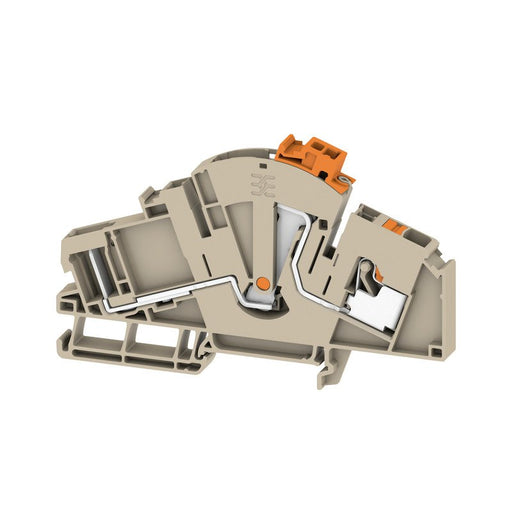 Weidmüller - Trenn- und Messtrenn-Reihenklemme Klemme ATTB 6 PG VT PUSH IN, 6 mm² − 50 Stück