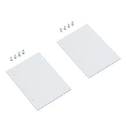 Zumtobel Group - Mechanisches Zubehör/Ersatzteile für Leuchten Endkappenset SLN2 CON #22172268 silber