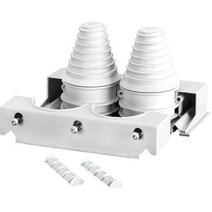 Hensel - Einführungsflansch für Kleingehäuse/Schaltschrank Kabeleinschub FP FG 282 2x30 bis D72mm