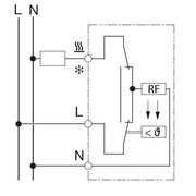 Eberle Controls - Raumthermostat/Uhrenthermostat UP-Raumregler 5-30C AC230V UTE 1770-RAL9010-M55 1Wechsler