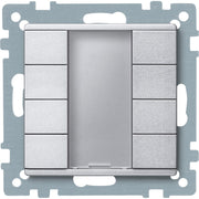 Merten - Bussystem-Tastsensor Taster 4f. plus alu 627860