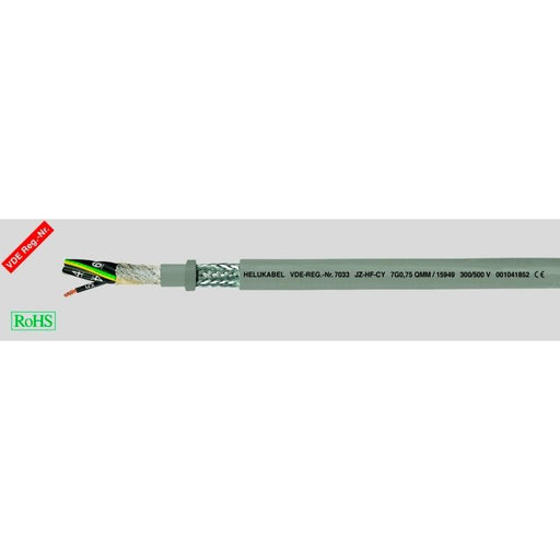 Klimaprime - Energiekabel < 1 kV, für ortsveränderlichen Einsatz HEL JZ-HF-CY 4x1,5 Tr JZ-HF-CY 4x1,5 .500 PVC-Schleppkett