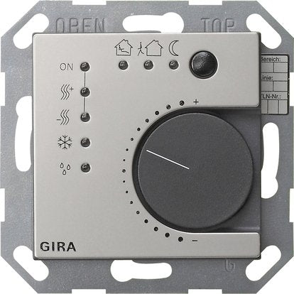 Gira - Bussystem-Raumtemperaturregler KNXStetigregler 2100600 Tast.schn.stelle
