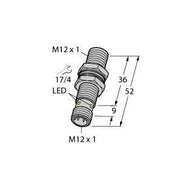 Turck - Induktiver Näherungsschalter Sensor BI4U-MT12 #1634997 induktiv