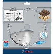 Bosch - Kreissägeblatt PRO Wood cordless 2608837699 Kreissägeblatt 184 x