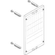 ABN - Verteilerfeld für Installationsverteiler ESPRO-Modul MT13674 flach BxH:250x450mm