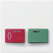 Gira - Zentralelement Klinikinstallation Abd. f. Ruf/Abstelltaster 024403 rw gl