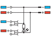 WAGO - Initiator/Aktor-Reihenklemme 3LeiterInitiatoreneinspek. 2020-5372/1102-953 − 15 Stück