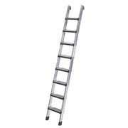 ILLER-LEITER - Stufenleiter Stufenanlegeleiter 48507 eloxiert, 7 Stufen