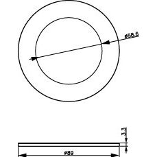 Philips Lighting - Mechanisches Zubehör/Ersatzteile für Leuchten Dekorring RS071B TrimAcces.SI silber