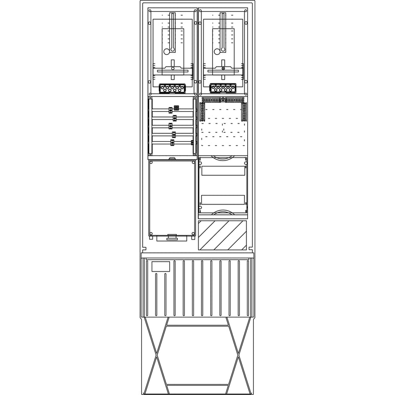 Elsta Mosdorfer - Zähler-Komplettschrank Zähleranschlusssäule ZS342.W3.36 A340 W3 2Z 3.HZ 36TE