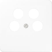 Jung - Einsatz/Abdeckung für Kommunikationstechnik Abdeckung aws CD 561-4 SAT2 WW für 4L-SAT-TV-Dose