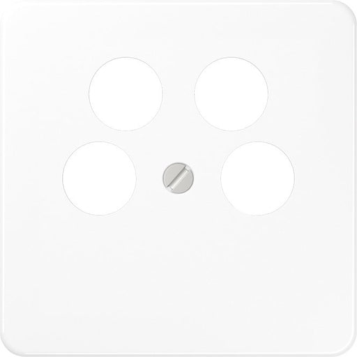 Jung - Einsatz/Abdeckung für Kommunikationstechnik Abdeckung aws CD 561-4 SAT2 WW für 4L-SAT-TV-Dose