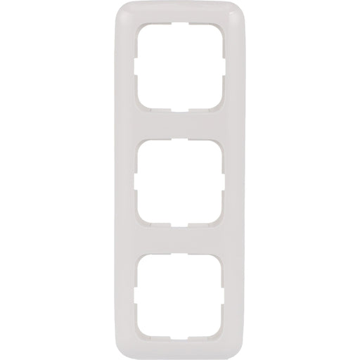 Busch-Jaeger - Abdeckrahmen Rahmen 3-fach 2513-214 aws, senk.+ waager