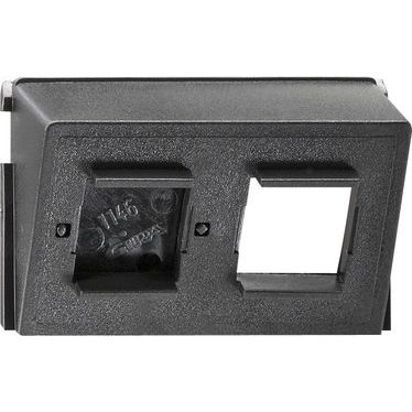 Gira - Einsatz/Abdeckung für Kommunikationstechnik Modulareinsatz 005800 AT+T 2-fach