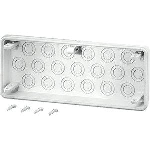 Hensel - Einführungsflansch für Kleingehäuse/Schaltschrank Anbauflansch Mi FM 25 19xM16/25 − 1 Stück by Hensel
