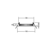 Brumberg Leuchten - Downlight/Strahler/Flutlicht LED-Einbau-Panel 12215683 24V 3000K silber