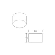 Brumberg Leuchten - Decken-/Wandleuchte Anbauleuchte 58250000 2x E27 max. 60W