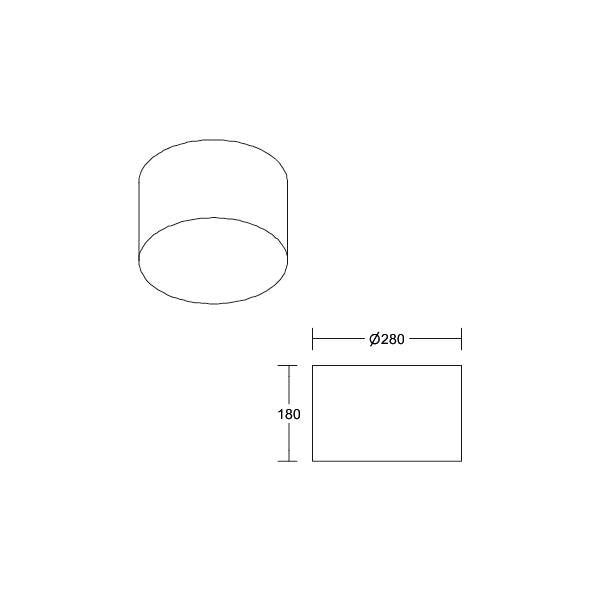 Brumberg Leuchten - Decken-/Wandleuchte Anbauleuchte 58250000 2x E27 max. 60W
